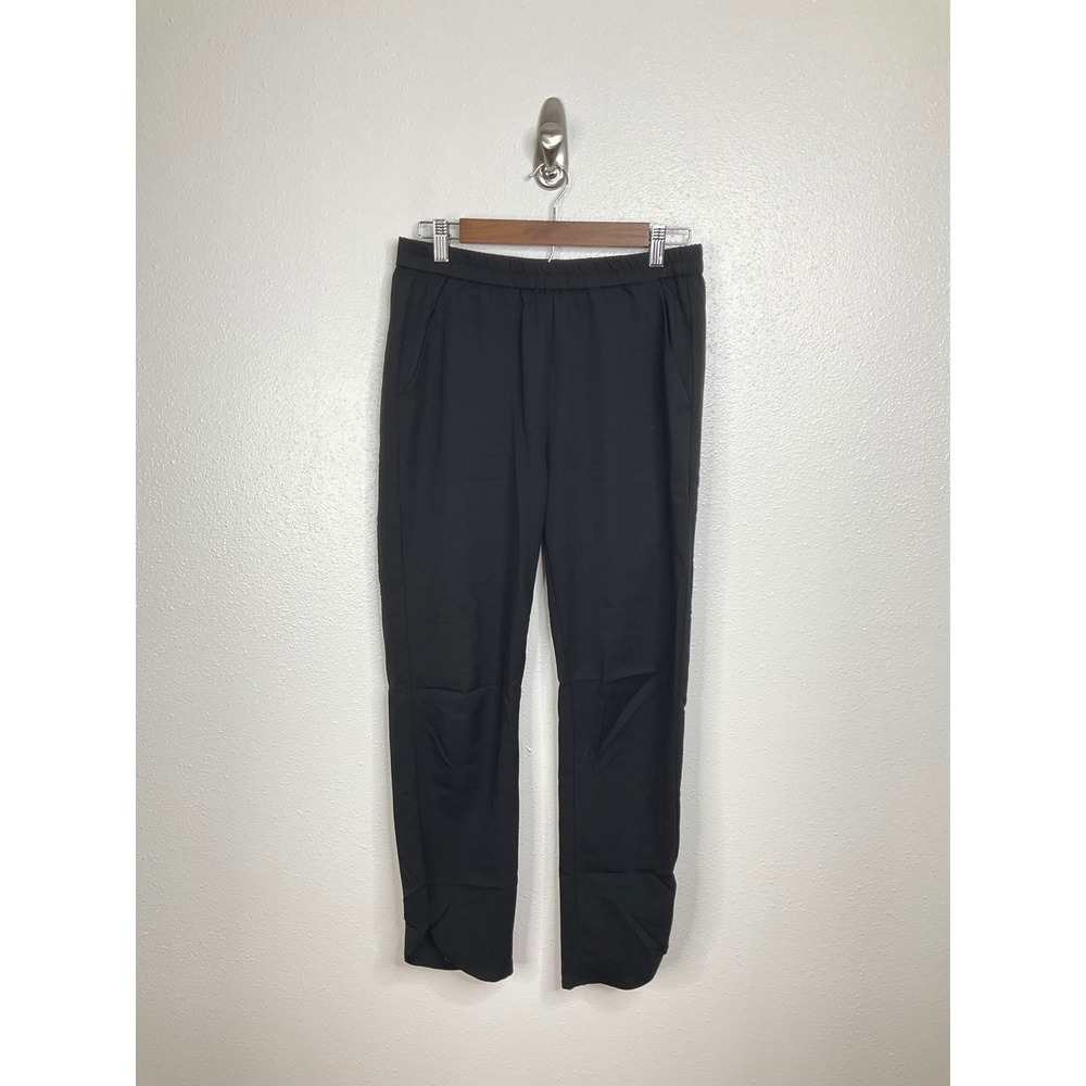 Marine Layer Re-Spun Black Joggers Elastic Waist‎ Tapered Leg Pants Small 13639